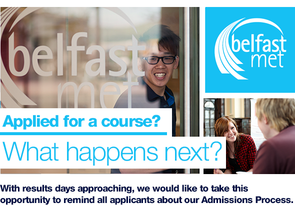 Applied for a course?  What happens next?