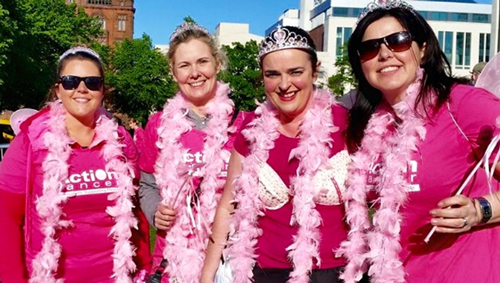 Pictured: Danielle Frazer, Siobhan Lyons, Sarah McCartan, Nuala Kilmartin