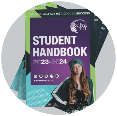 Student handbook cover