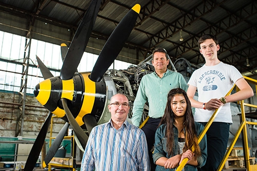 Belfast Metand Bombardier Repswith Students