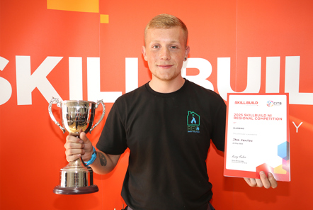Jack Fenton 1st Place Plumbing Skillbuild NI