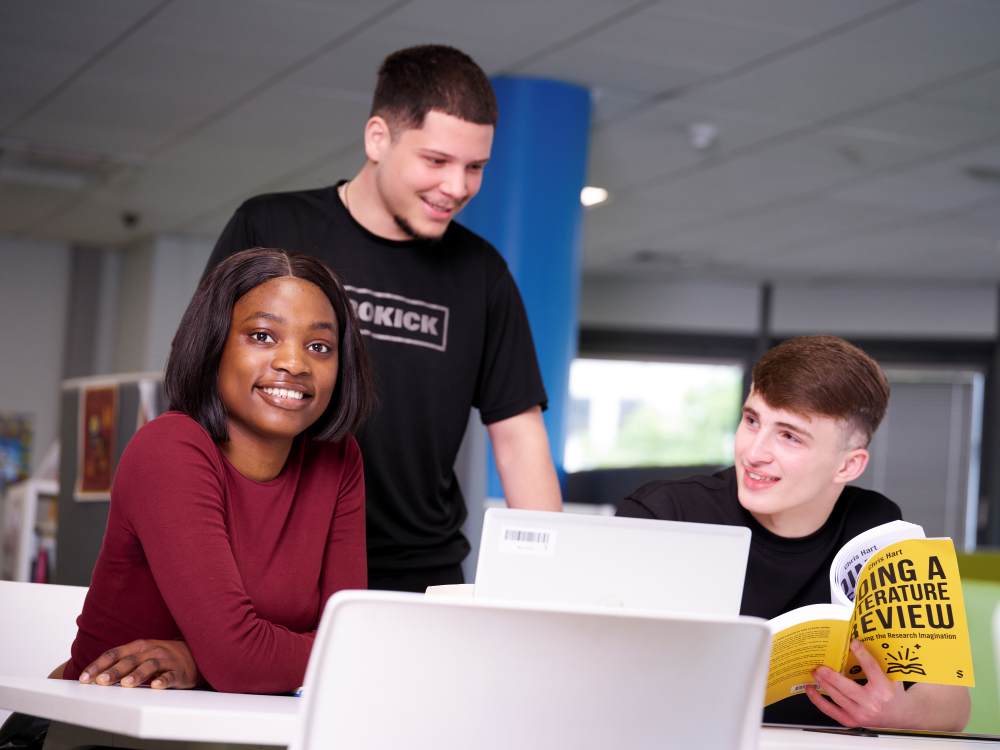 Belfast Met Students Studying